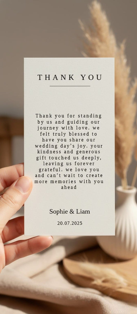 Thank You Card